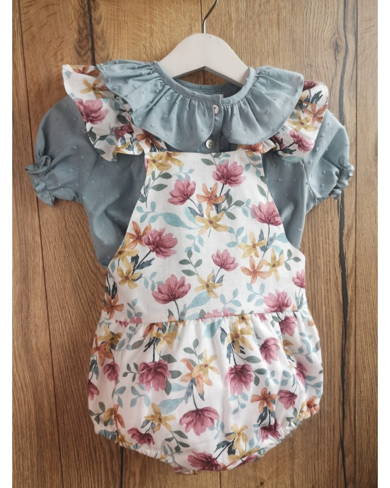 PALOMA DE LA O OUTLET DE VERANO Blusa Verde Agua Plumety Paloma