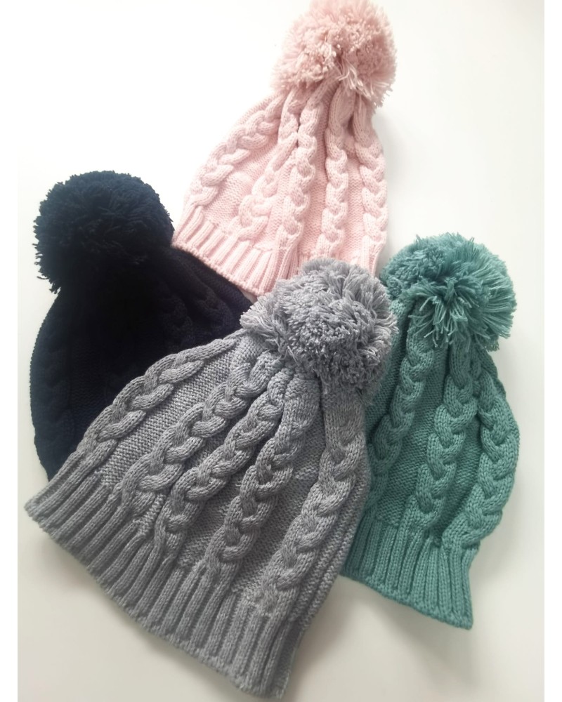 YOEDU MARKET 5€ 10€ Y 15€ Gorro Pompón Gris Yoedu