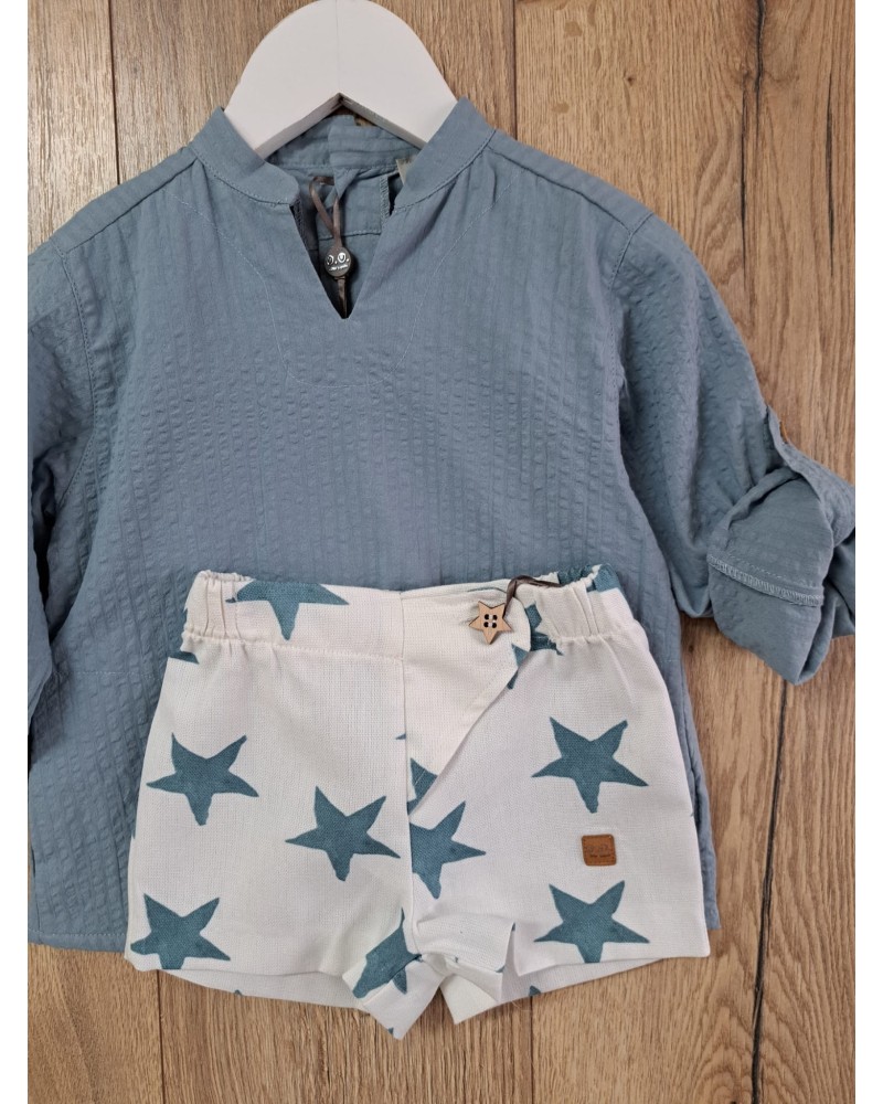 JOSÉ VARÓN OUTLET DE VERANO Short Estrellas Azules Varón
