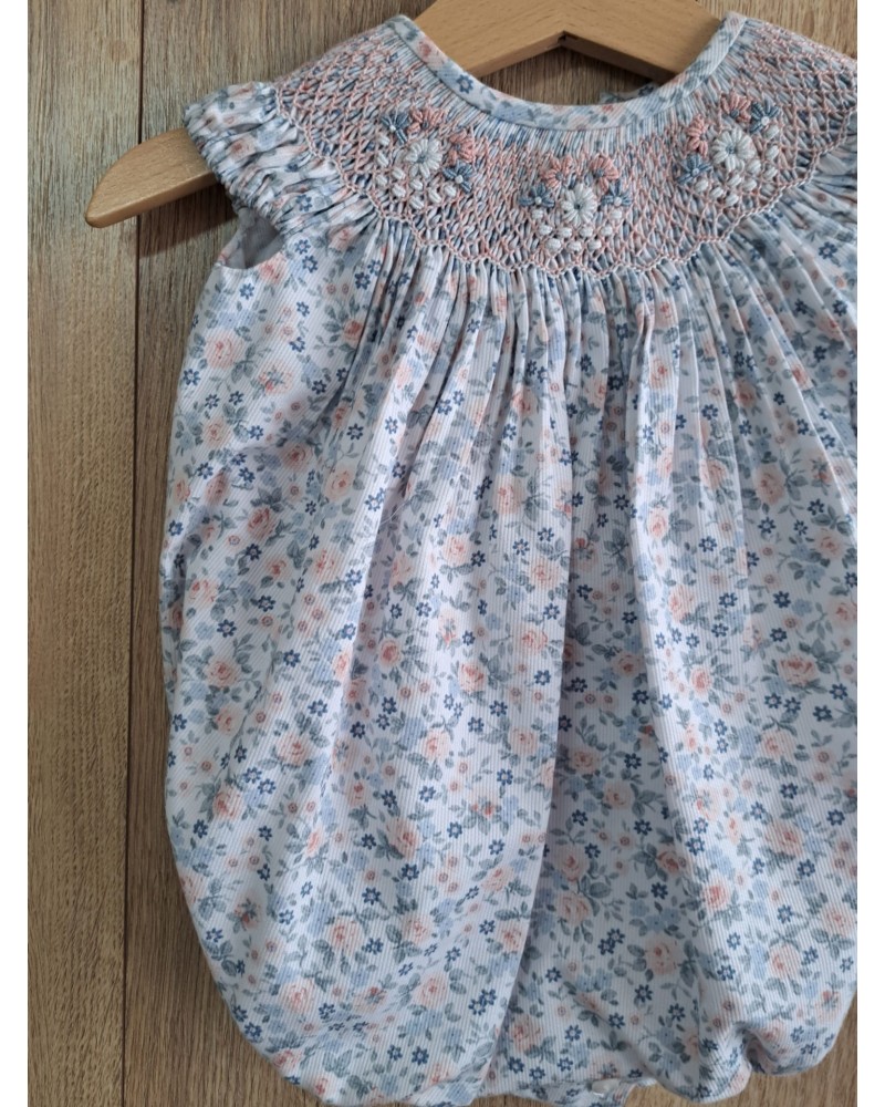 TIENDA Pelele Cuello Smock Flores dBb