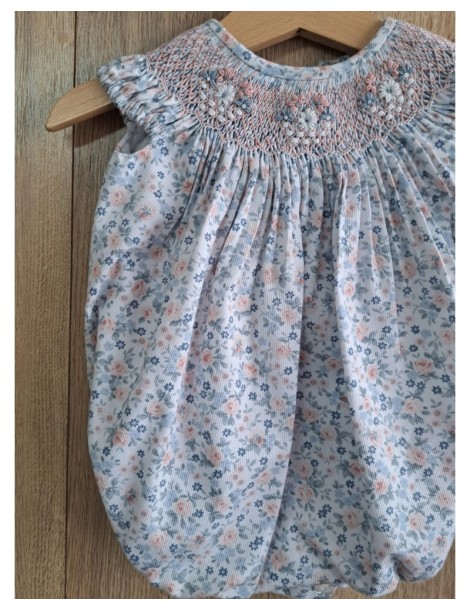 TIENDA Pelele Cuello Smock Flores dBb