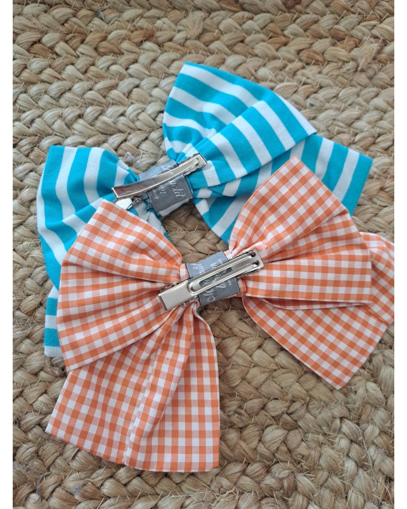 MON PETIT BONBON Y PIO PIO OUTLET DE VERANO Lazo Rayas Turquesa Mon Petit