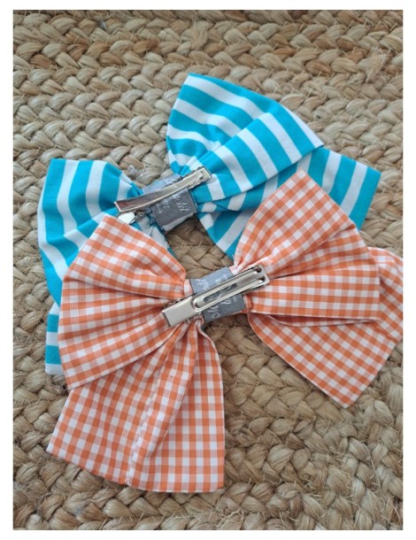 MON PETIT BONBON Y PIO PIO OUTLET DE VERANO Lazo Rayas Turquesa Mon Petit