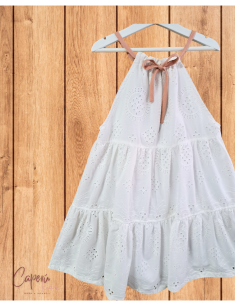 COCOTE MARKET 5€ 10€ Y 15€ Vestido Calado Junior Blanco Cocote