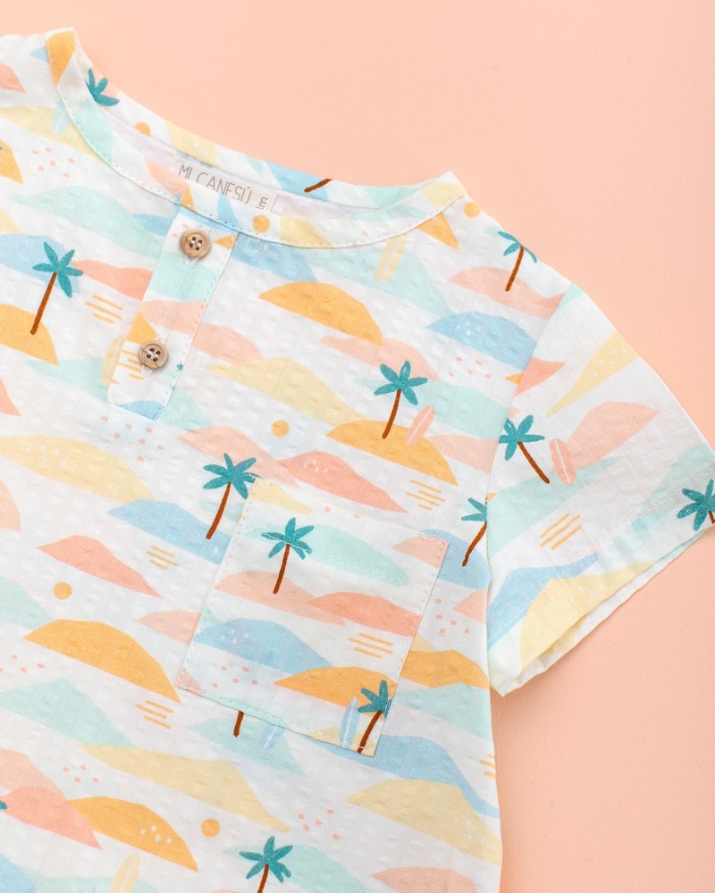 MI CANESÚ OUTLET DE VERANO Camisa Niño Dunas Mi Canesú