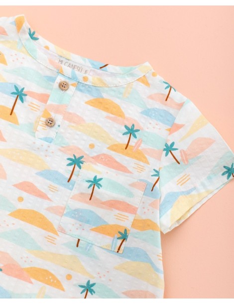 MI CANESÚ OUTLET DE VERANO Camisa Niño Dunas Mi Canesú