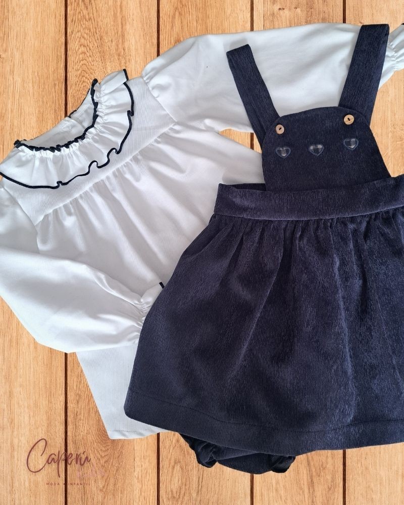 VALENTINA BEBÉS TIENDA Conjunto Pichi Marino Valentina