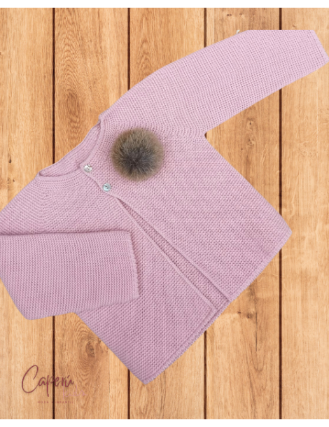 PUNTO BLACK FRIDAY Chaqueta Pompón Rosa Claro Sigar