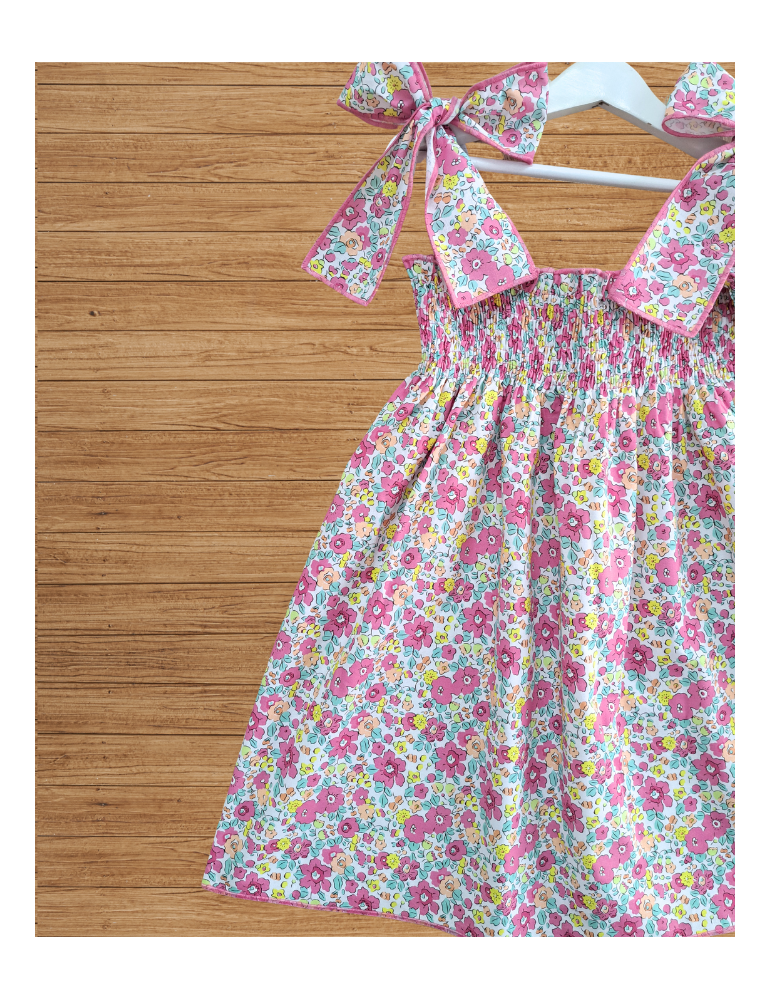 MON PETIT BONBON TIENDA Vestido Engomado Liberty Petunia Mon Petit