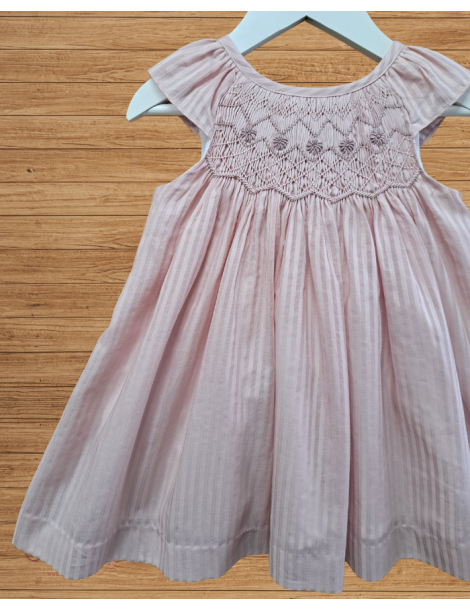 OUTLET DE VERANO Vestido Candela Rosa Nidos Tartaleta