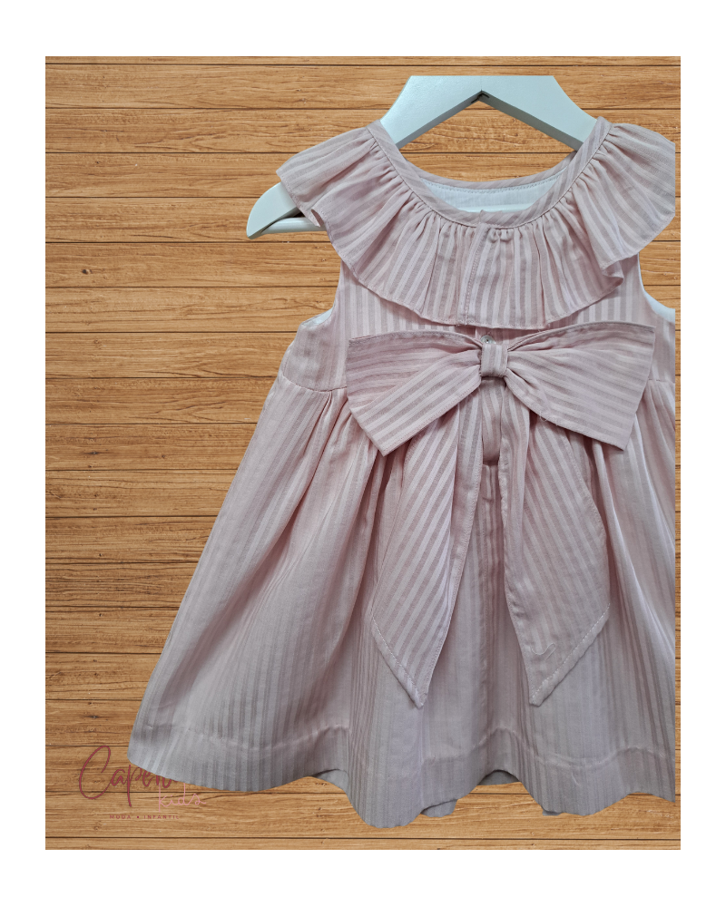 OUTLET DE VERANO Vestido Candela Rosa Nidos Tartaleta