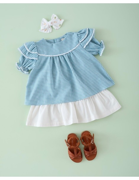 MI CANESÚ OUTLET DE VERANO Minifalda Blanca Corazón Mi Canesú