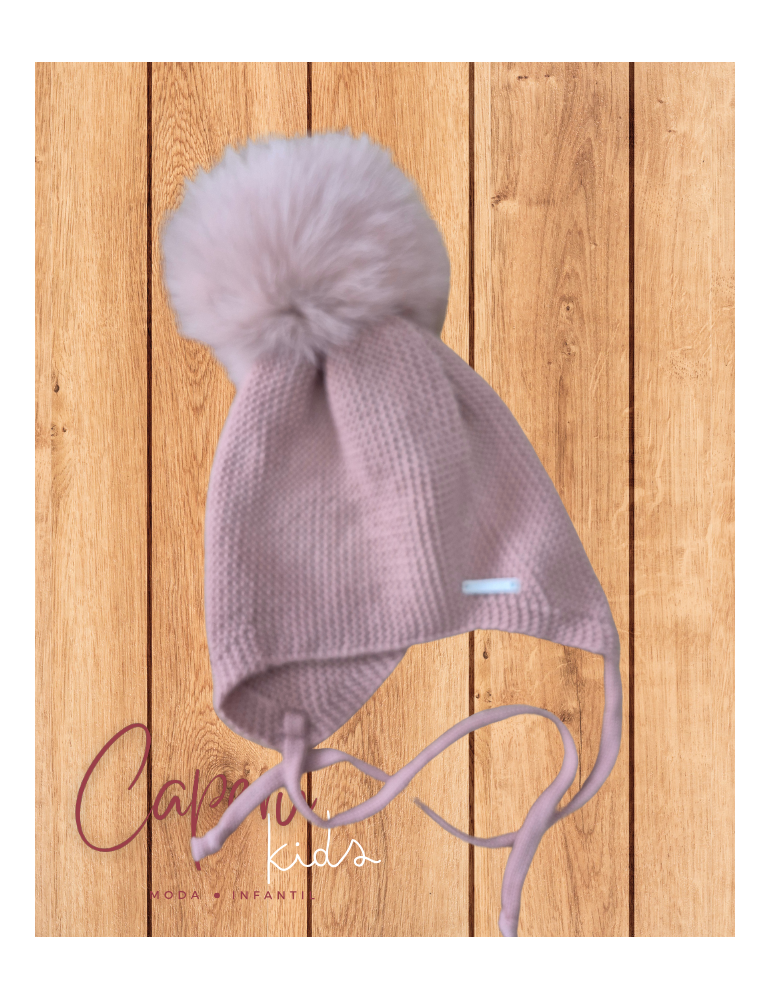 PANGASA BLACK FRIDAY 2025 Gorro Pompón Rosa Empolvado Pangasa