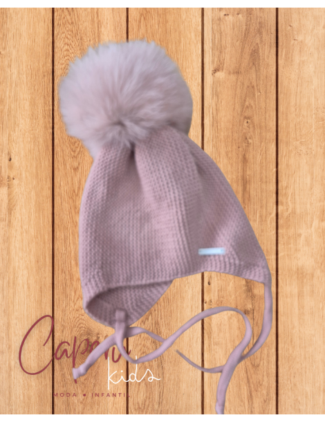 PANGASA BLACK FRIDAY 2025 Gorro Pompón Rosa Empolvado Pangasa