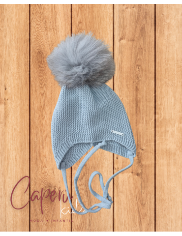PANGASA BLACK FRIDAY 2025 Gorro Pompón Celeste Empolvado Pangasa