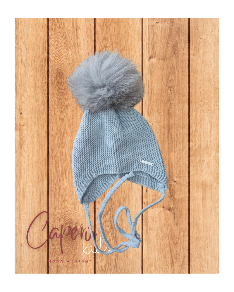 PANGASA BLACK FRIDAY 2025 Gorro Pompón Celeste Empolvado Pangasa