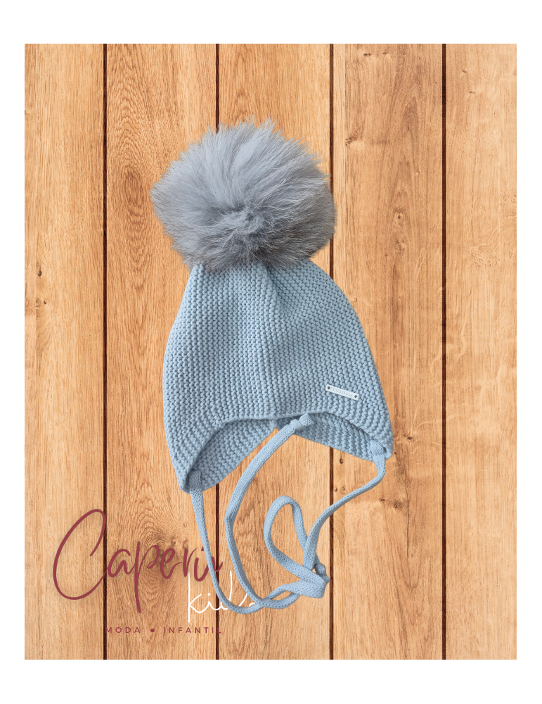 PANGASA BLACK FRIDAY 2025 Gorro Pompón Celeste Empolvado Pangasa