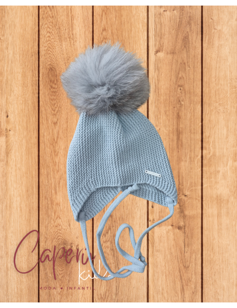 PANGASA BLACK FRIDAY 2025 Gorro Pompón Celeste Empolvado Pangasa