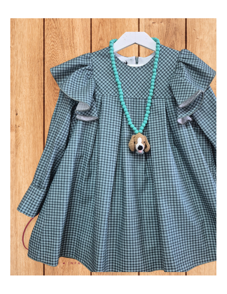 LA MARTINICA TIENDA Vestido Vichy Petit and Flower La Martinica