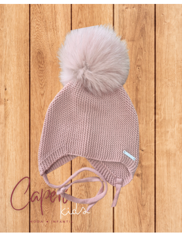 PANGASA BLACK FRIDAY 2025 Gorro Pompón Rosa Vintage Pangasa