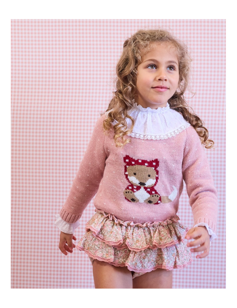 LA MARTINICA TIENDA Conjunto Caperucita Completo Blusa Blanca La Martinica