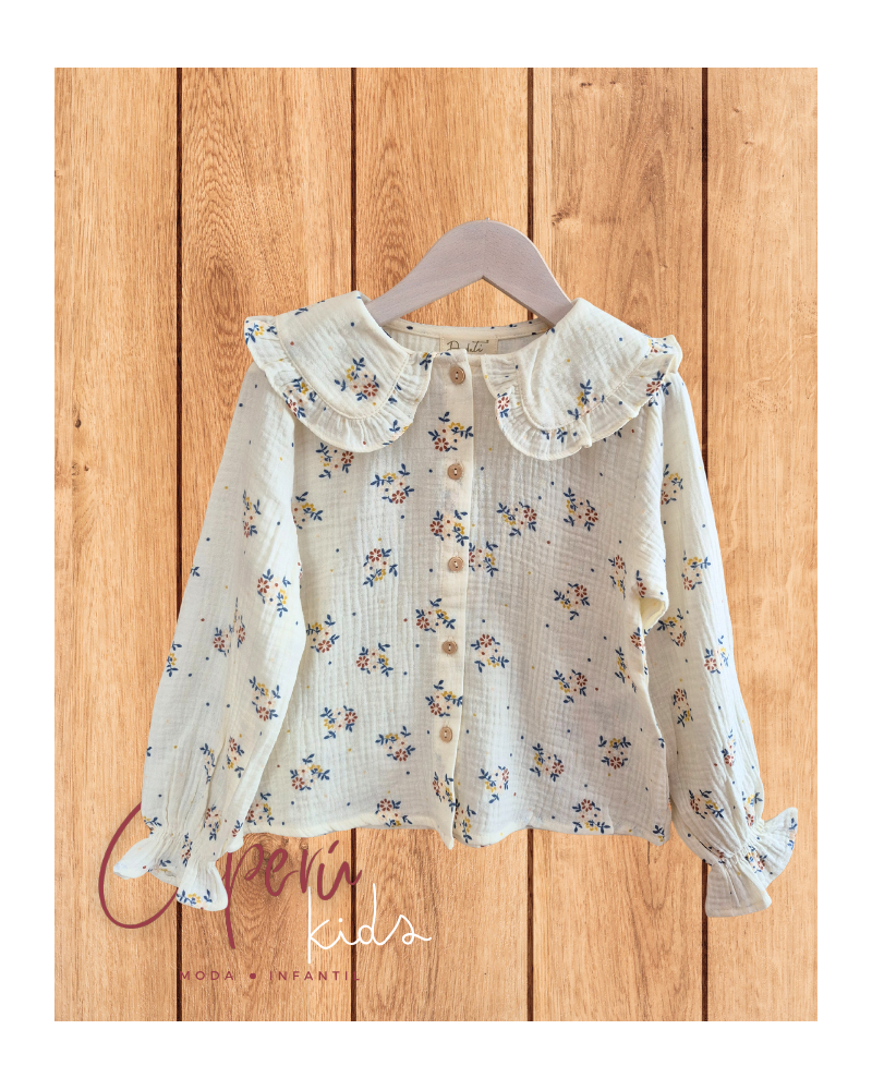 BLACK FRIDAY 2025 Blusa Niña Muselina Flores Dadati