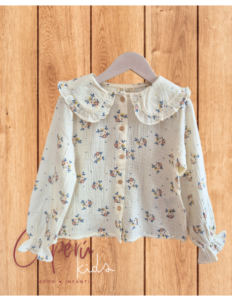 BLACK FRIDAY 2025 Blusa Niña Muselina Flores Dadati