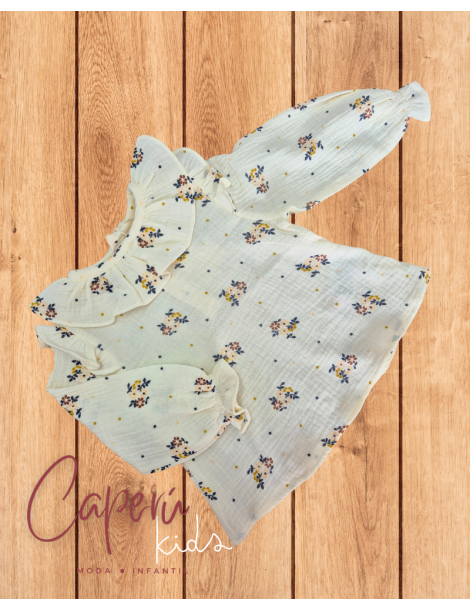 BLACK FRIDAY 2025 Blusa Bebés Muselina Estampado Flores