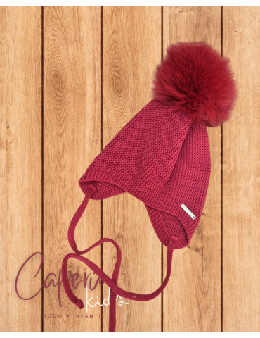 PANGASA BLACK FRIDAY 2025 Gorro Pompón Granate Pangasa