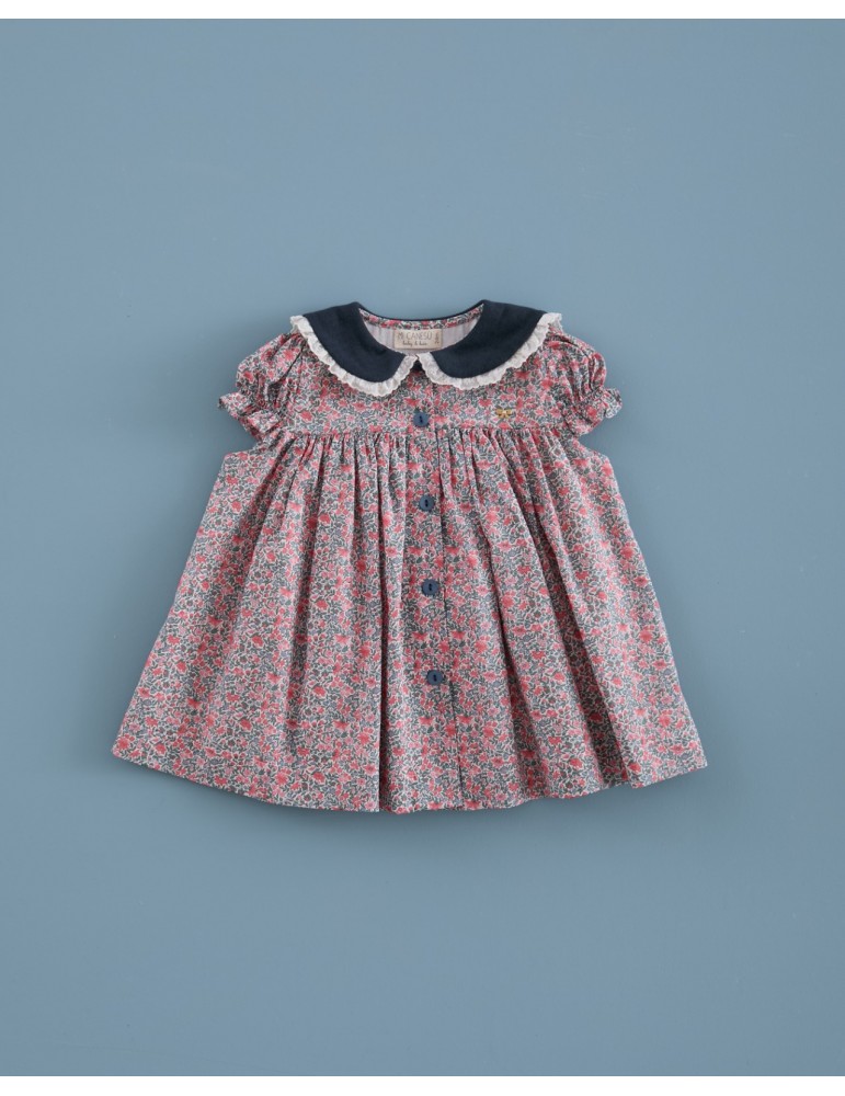 MI CANESÚ TIENDA Vestido Liberty Mini Clarissa Mi Canesú