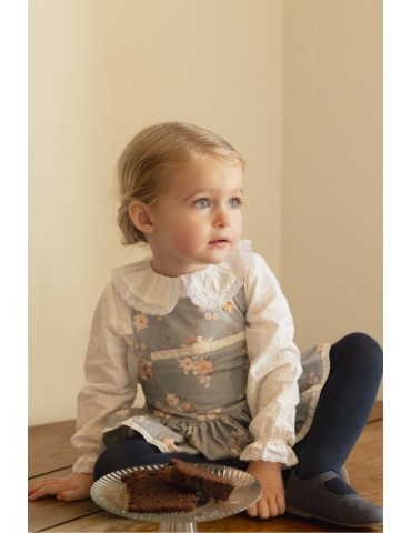 MI CANESÚ TIENDA Ranita Volantito Micropana Bouquet Mi Canesú