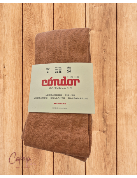 CONDOR Condor Leotardo Liso Canela