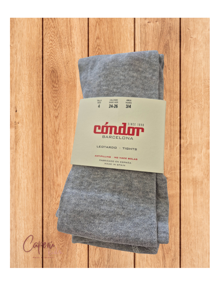 CONDOR Condor Leotardo Liso Aluminio