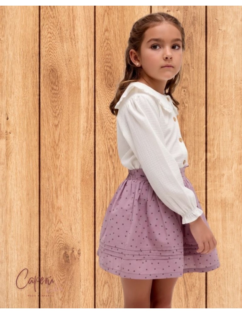 VESTIDOS Y JESUSITOS BLACK FRIDAY Falda Morada Estrellitas