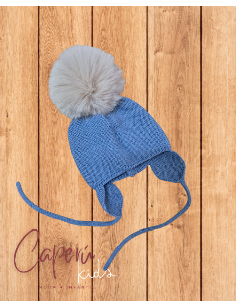 CONDOR  PUNTO BLACK FRIDAY GORRO AZUL PLOMO CONDOR