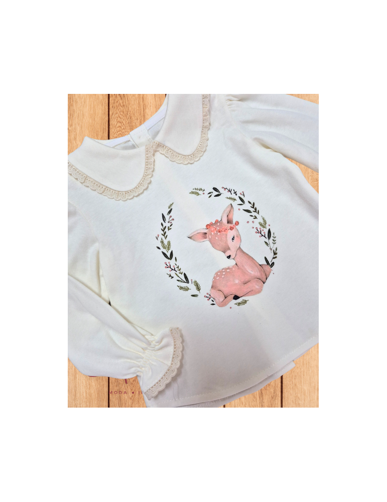 VALENTINA BEBÉS BLACK FRIDAY 2025 Camiseta Ciervo Valentina