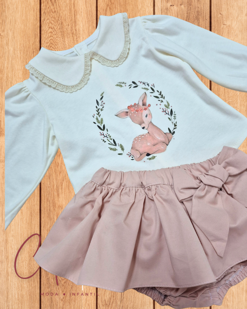 VALENTINA BEBÉS BLACK FRIDAY 2025 Camiseta Ciervo Valentina