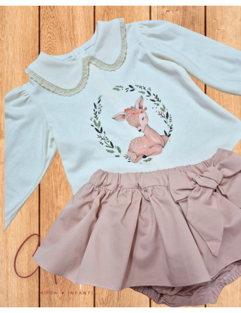 VALENTINA BEBÉS BLACK FRIDAY 2025 Camiseta Ciervo Valentina