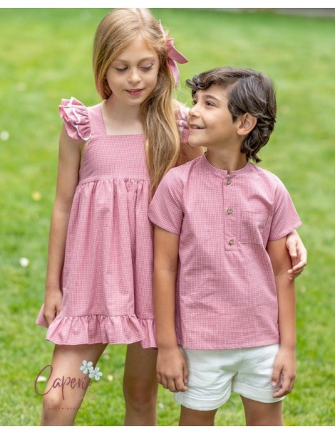 BOÉTIE TIENDA Camisa Niño Vino Aguasanta Boétie Kids