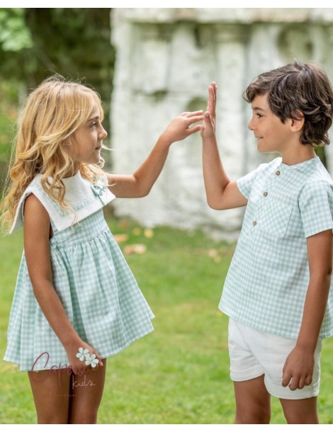 BOÉTIE TIENDA Camisa Niño Vichy Aguasanta Boétie Kids
