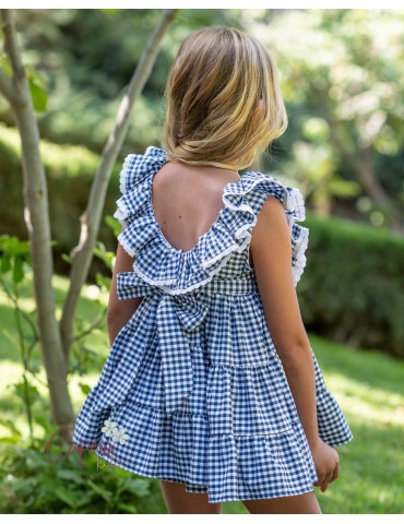 LA MARTINICA TIENDA Jesusito Vichy Azul Frambuesa Boétie Kids