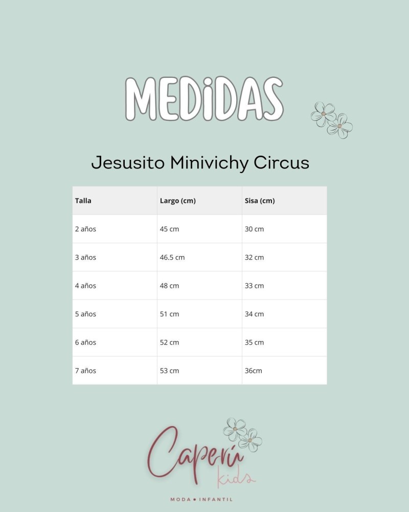 LA MARTINICA TIENDA Jesusito Minivichy Circus Boétie Kids