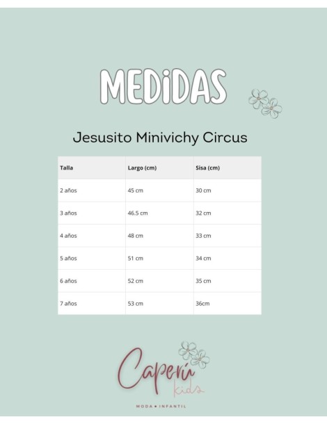 LA MARTINICA TIENDA Jesusito Minivichy Circus Boétie Kids