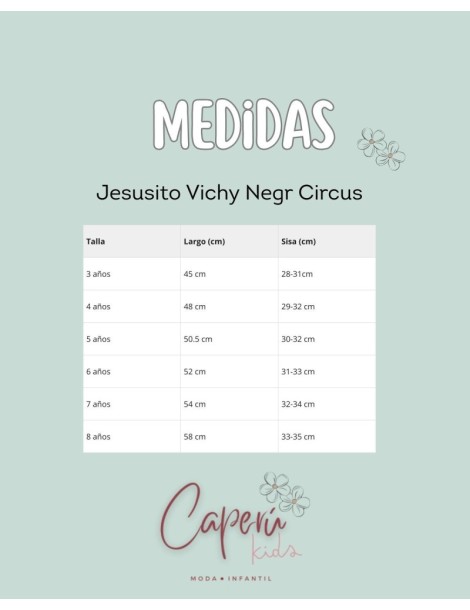 LA MARTINICA TIENDA Jesusito Vichy Circus Boétie Kids