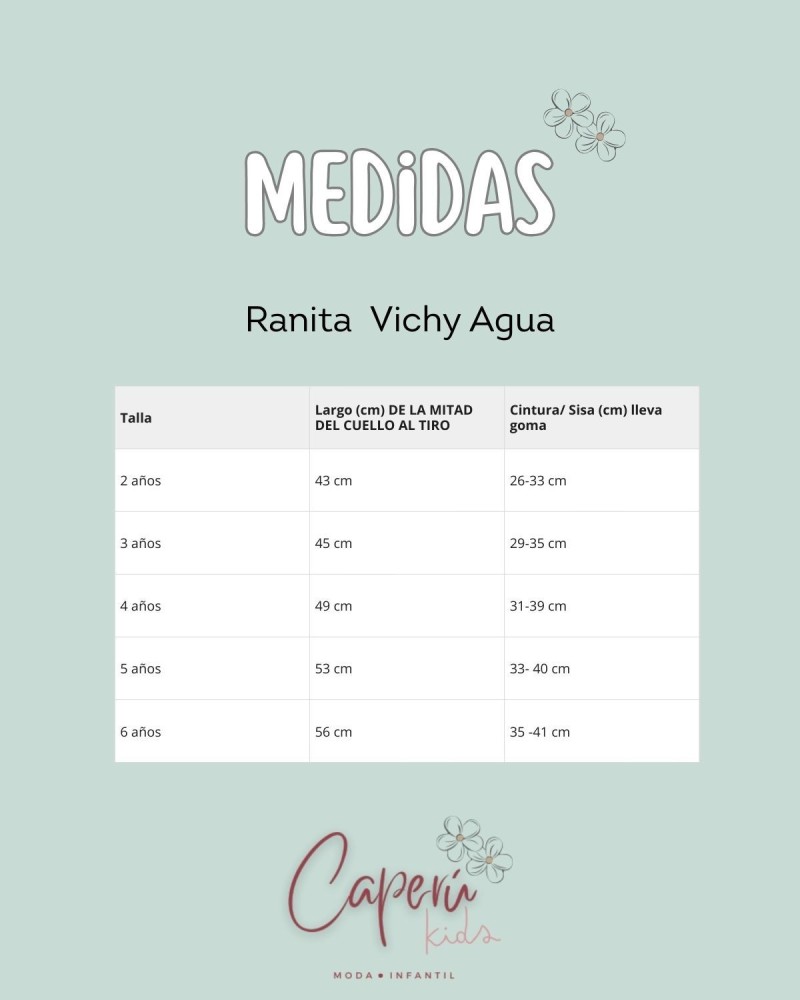 BOÉTIE TIENDA Ranita Vichy Aguasanta Boétie Kids