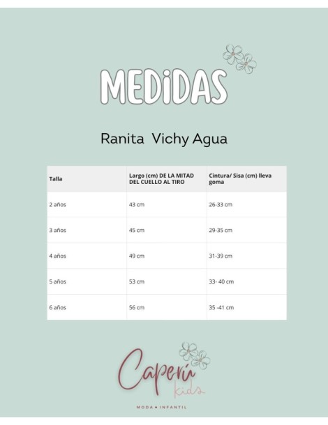 BOÉTIE TIENDA Ranita Vichy Aguasanta Boétie Kids