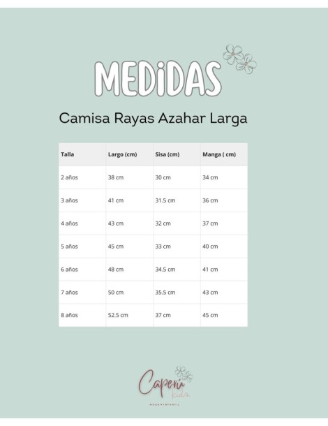 BOÉTIE TIENDA Camisa Niño Rayas Azahar Boétie Kids