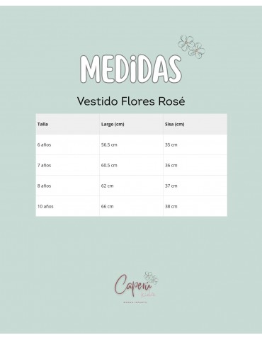 LA MARTINICA TIENDA Vestido Flores Rose Boétie Kids