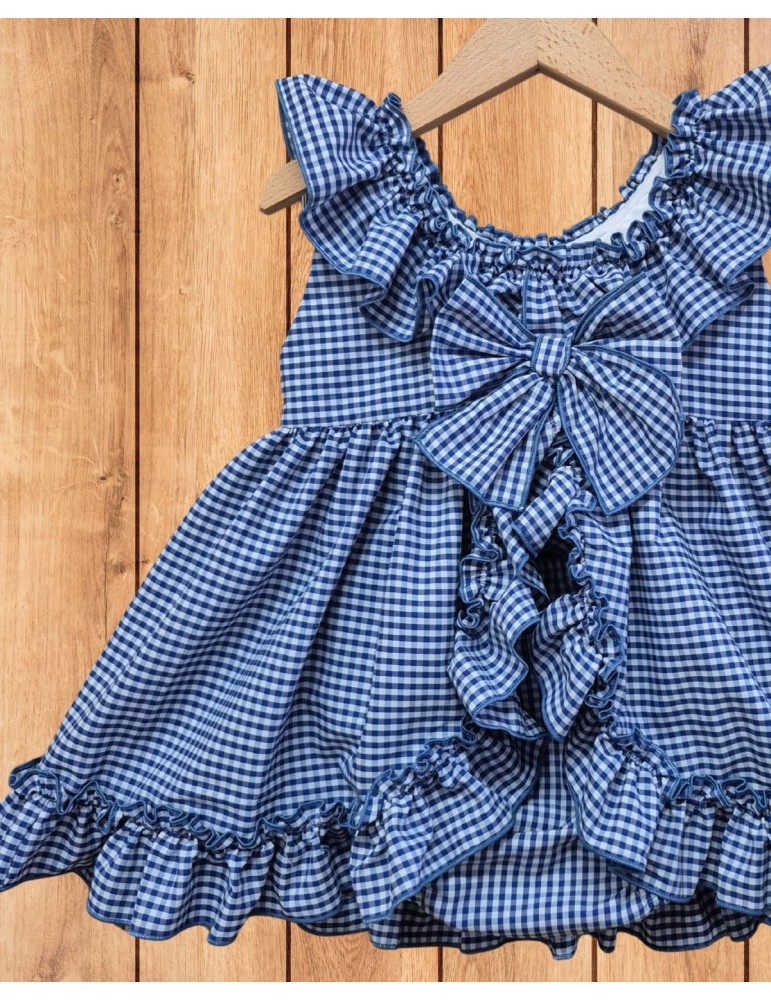 MON PETIT BONBON  TIENDA Jesusito Vichy Azul Mon Petit