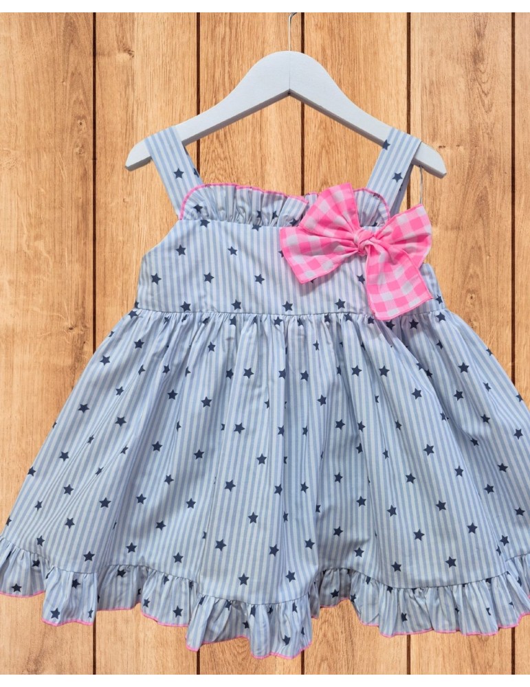 MON PETIT BONBON  TIENDA Jesusito Estrellas Lazo Vichy Flúor Mon Petit